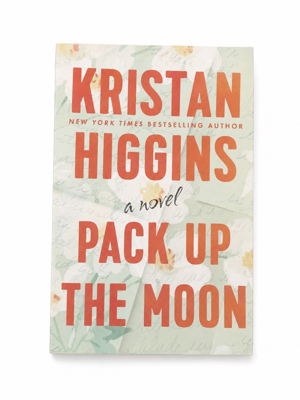 Kristan Higgins "Pack Up the Moon" Paperback - Mint Green & Coral Red